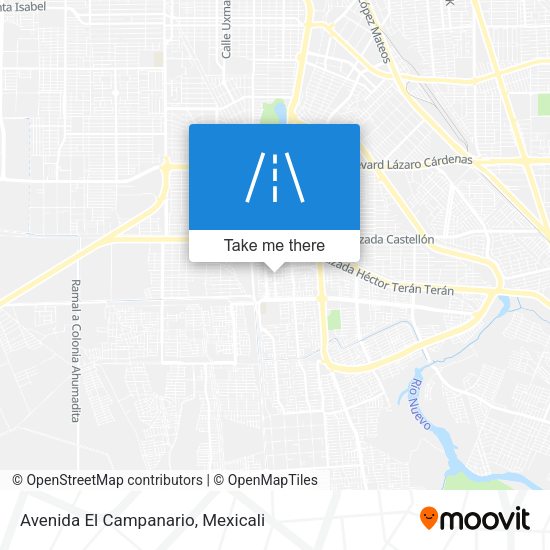Avenida El Campanario map