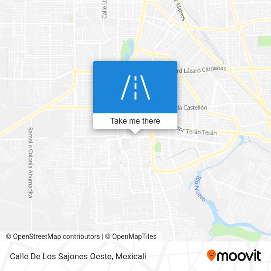Calle De Los Sajones Oeste map