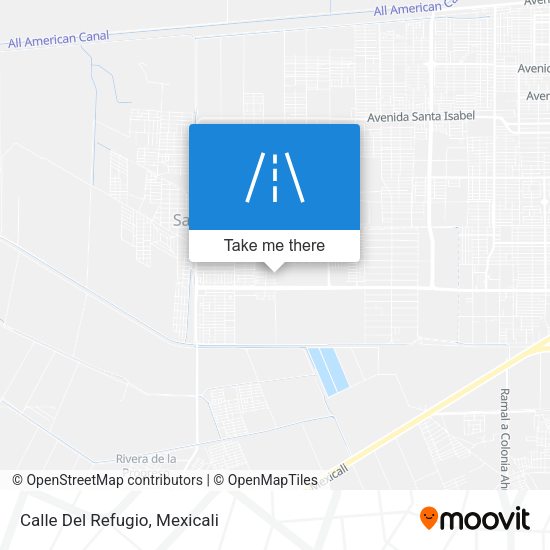 Mapa de Calle Del Refugio