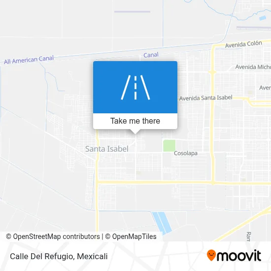 Calle Del Refugio map