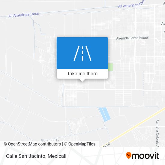 Calle San Jacinto map