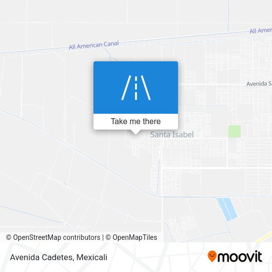 Avenida Cadetes map