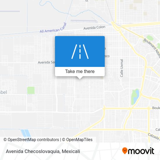 Avenida Checoslovaquia map