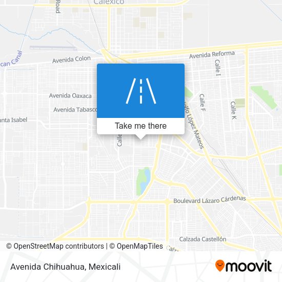 Mapa de Avenida Chihuahua