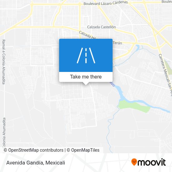 Mapa de Avenida Gandía