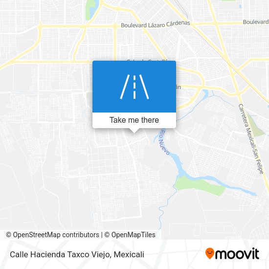 Calle Hacienda Taxco Viejo map