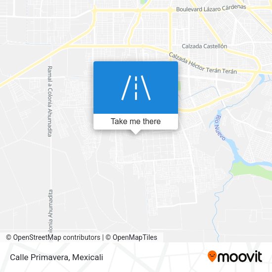 Mapa de Calle Primavera