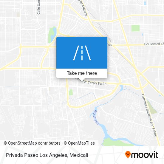 Mapa de Privada Paseo Los Ángeles