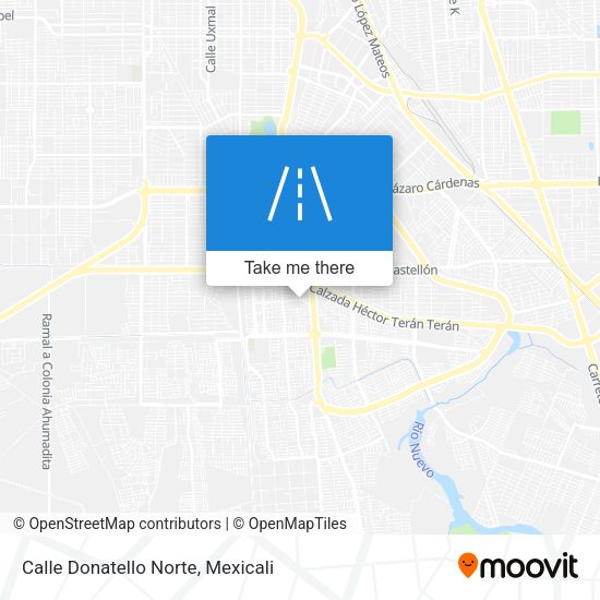 Calle Donatello Norte map