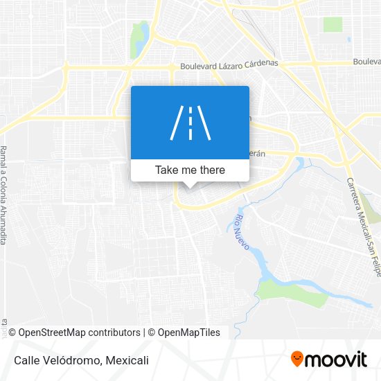 Mapa de Calle Velódromo