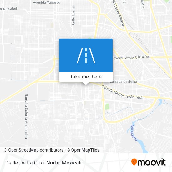 Mapa de Calle De La Cruz Norte
