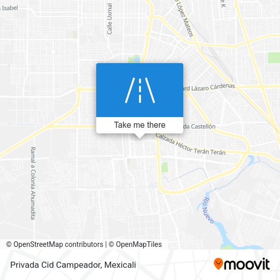 Privada Cid Campeador map