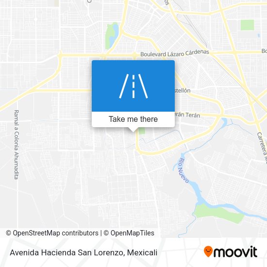 Avenida Hacienda San Lorenzo map