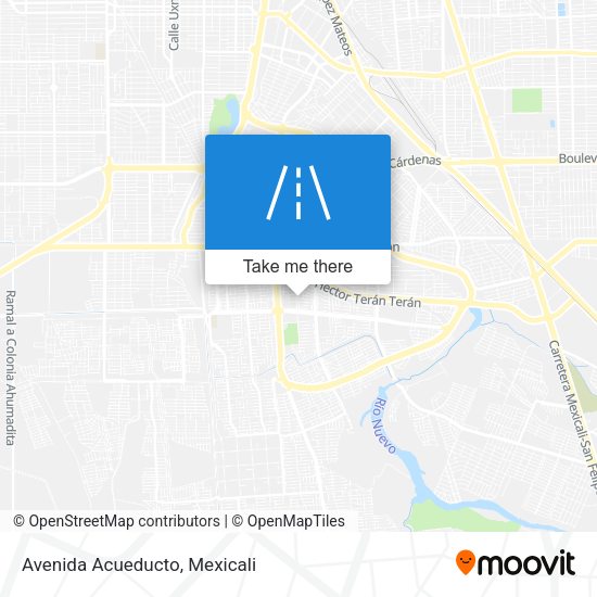 Mapa de Avenida Acueducto