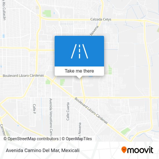 Avenida Camino Del Mar map