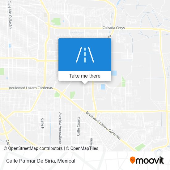 Calle Palmar De Siria map