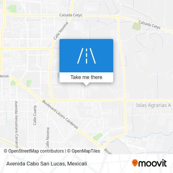 Mapa de Avenida Cabo San Lucas