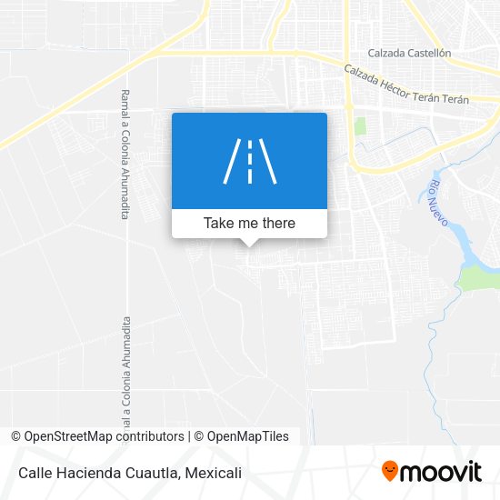 Calle Hacienda Cuautla map