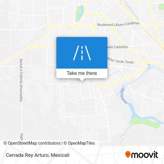 Mapa de Cerrada Rey Arturo