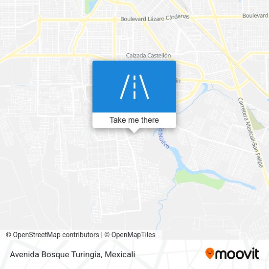 Avenida Bosque Turingia map