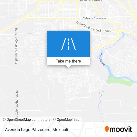 Avenida Lago Pátzcuaro map