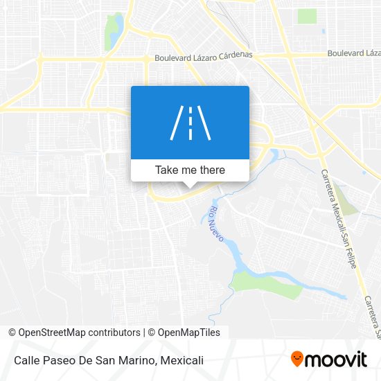 Calle Paseo De San Marino map