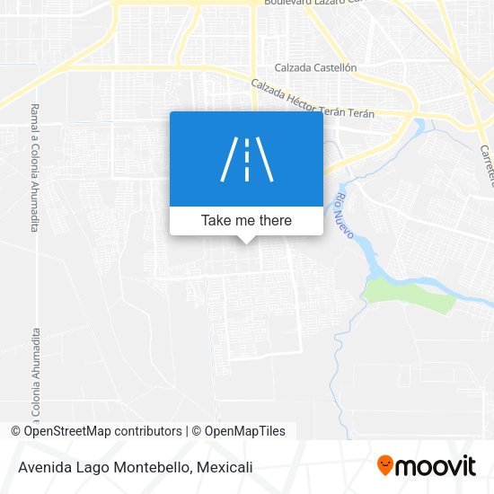 Avenida Lago Montebello map