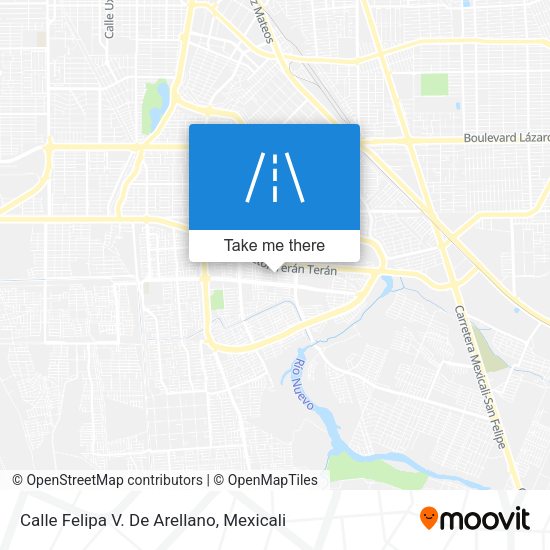 Calle Felipa V. De Arellano map