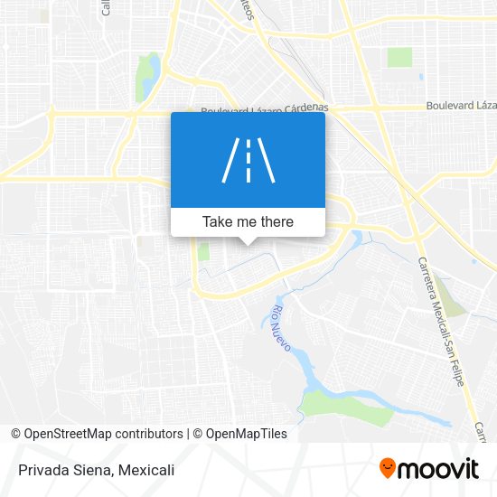 Mapa de Privada Siena