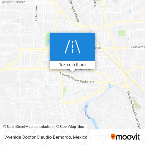 Mapa de Avenida Doctor Claudio Bernardo