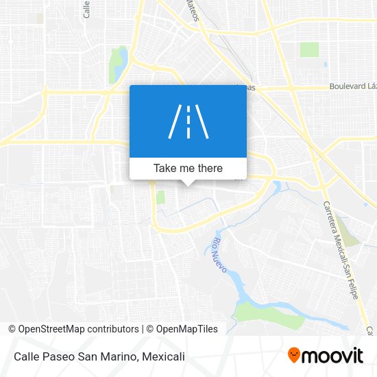 Calle Paseo San Marino map