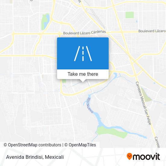 Mapa de Avenida Brindisi