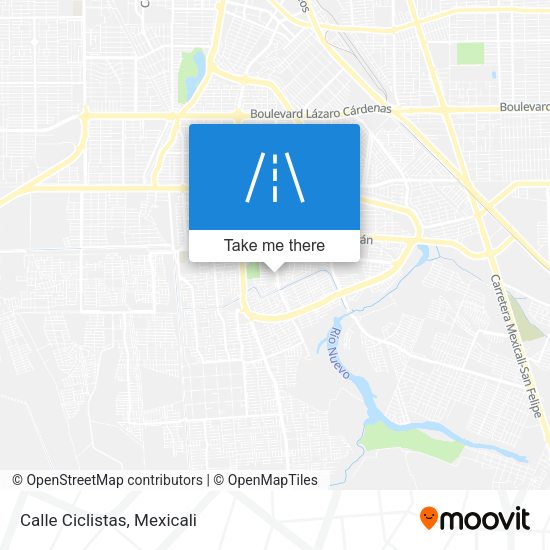Mapa de Calle Ciclistas