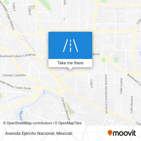 Mapa de Avenida Ejército Nacional