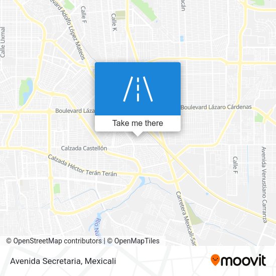 Mapa de Avenida Secretaria