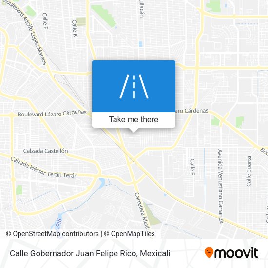 Calle Gobernador Juan Felipe Rico map