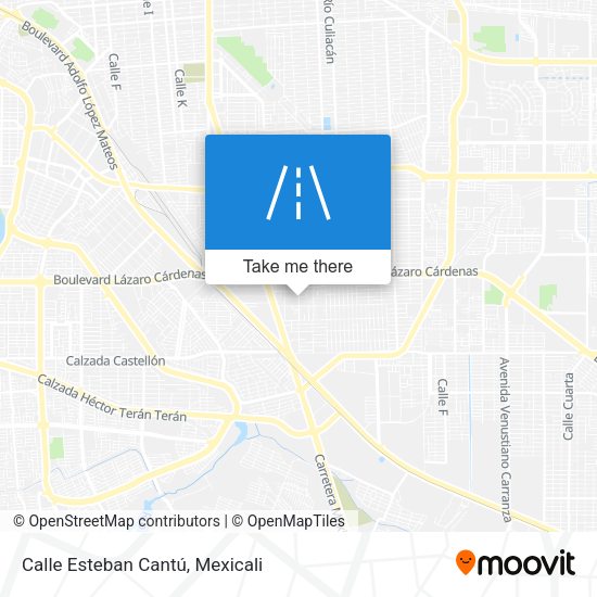 Mapa de Calle Esteban Cantú