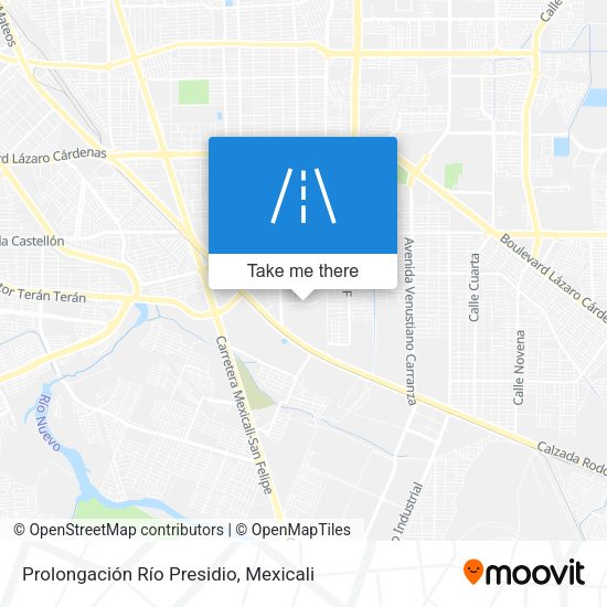 Prolongación Río Presidio map