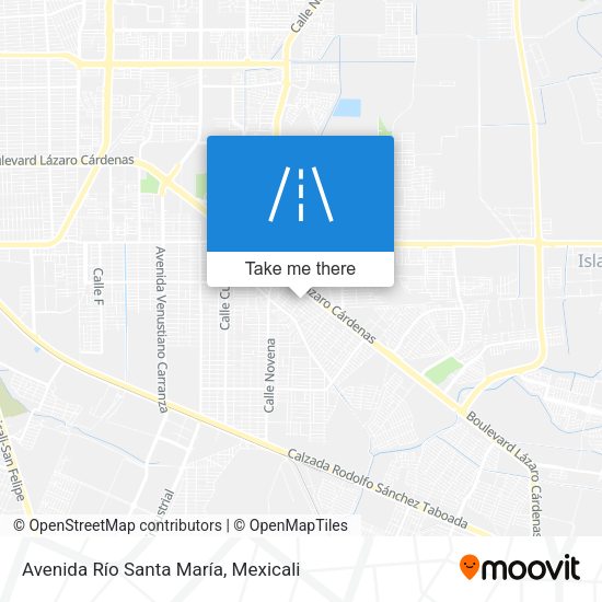 Avenida Río Santa María map