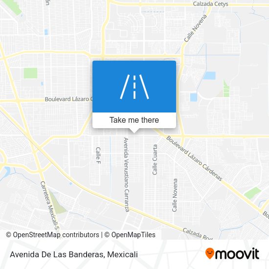 Avenida De Las Banderas map