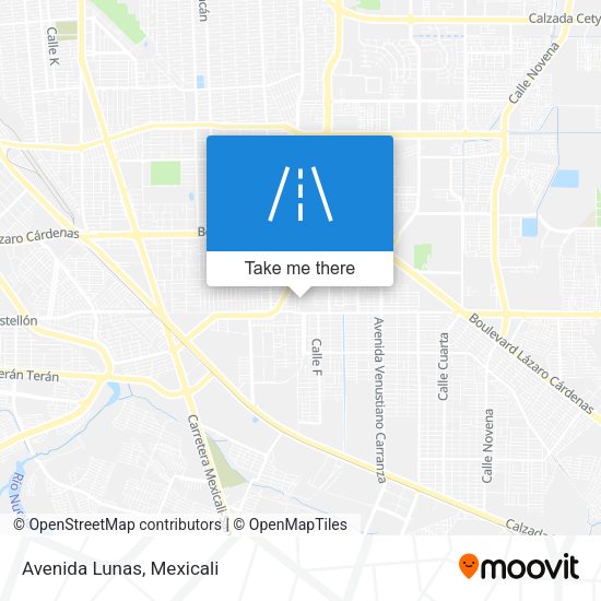 Mapa de Avenida Lunas