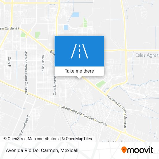 Avenida Río Del Carmen map