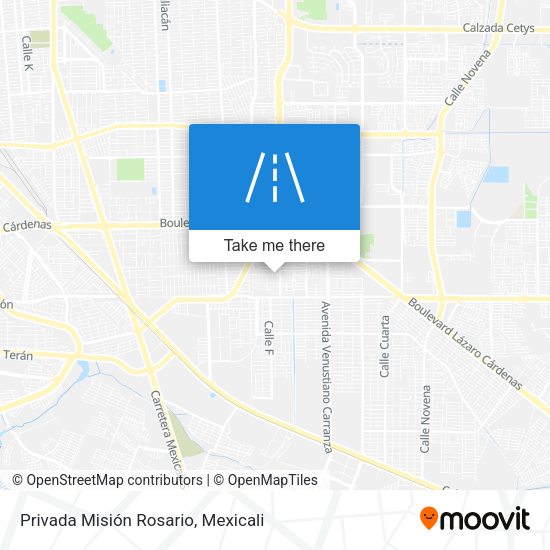 Privada Misión Rosario map