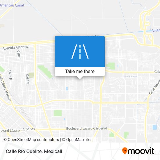 Mapa de Calle Río Quelite