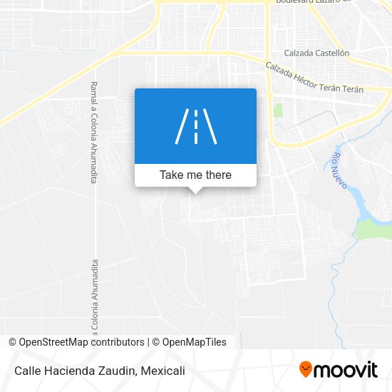 Mapa de Calle Hacienda Zaudin