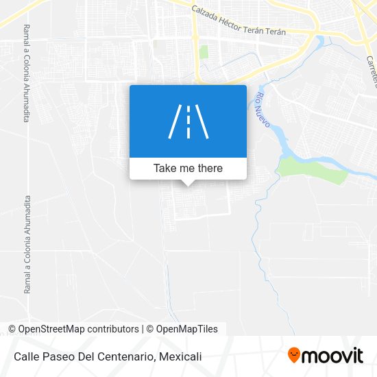 Mapa de Calle Paseo Del Centenario