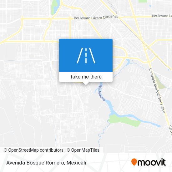 Avenida Bosque Romero map