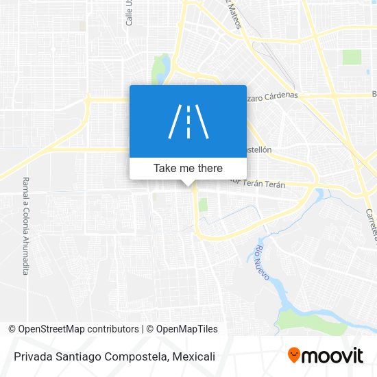 Mapa de Privada Santiago Compostela