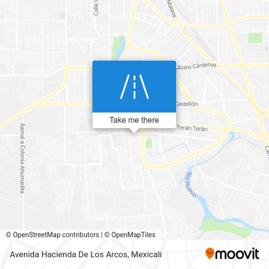 Mapa de Avenida Hacienda De Los Arcos