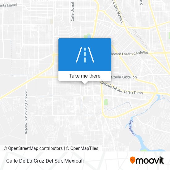 Mapa de Calle De La Cruz Del Sur